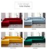 Nordic Chaise Longue Elastic Sofa Cover - Universal All-Season Cushion Cover Set