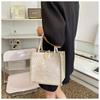 Hand-held Linen Bag Women's Hand-held Lunch Bag Small Shoulder Bag