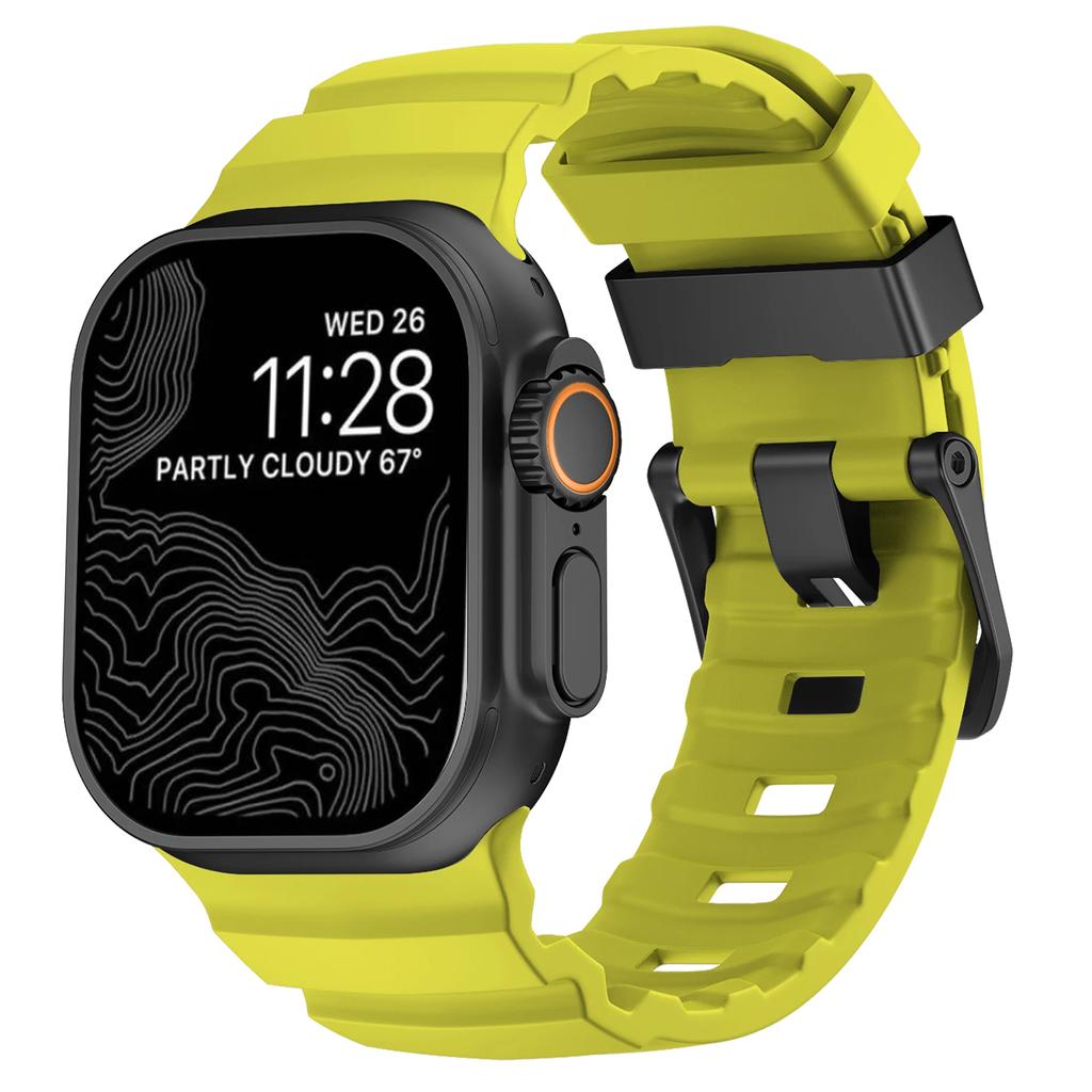 Trail Silicone Strap for Apple Watch Ultra 2 49mm Band Series 10 9 8 7 46mm 45mm Sport Breathable Bracelet iWatch 6 5 4 SE 44mm 42mm Bracelet