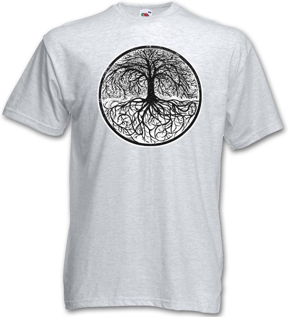YGGDRASIL TREE LOGO I T-Shirt Mens Womens Tees Top - Arsen Celtic Irminsul Of Thor Life Odin Loki