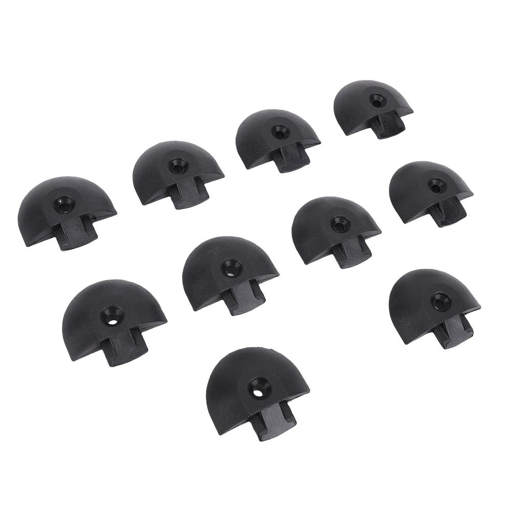 10PCS Angled End Cap for L Track Semi Circular Shape End Fittings Eliminates Pointed Edges On L Rail for Truck Bed