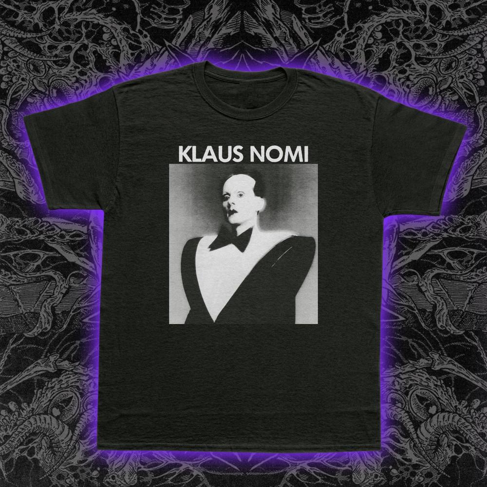 Футболка Klaus Nomi New Wave Опера Музыка Полное Солнечное Затмение David Bowie Футболка S-5XL