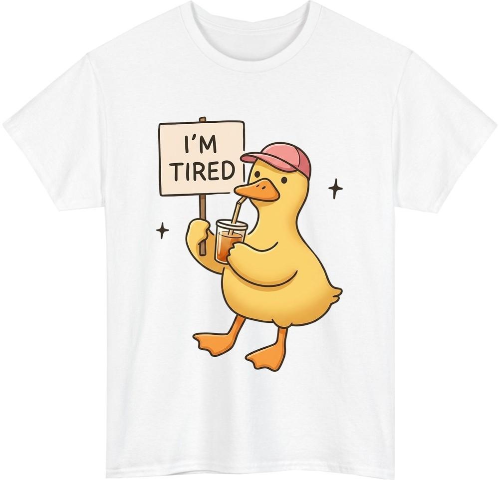 Funny Duck TShirt Funny Friend Birthday Meme Tee Gift For Party Unisex