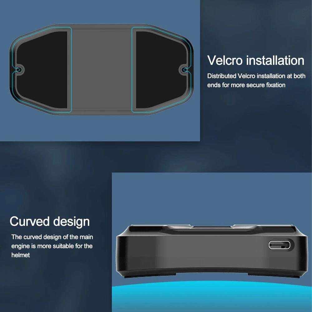 X-11 Мотоциклетный шлем Гарнитура Bluetooth 5.0 Handsfree Автоответчик IP67 Водонепроницаемый 2 в 1 Type-C Для Наушников и Зарядки