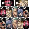 for Samsung Galaxy S25 S24 S23 S22 Ultra FE Plus A17 A37 A57 A56 A55 A06 A16 A15 A36 A26 A35 A05 A25 A54 A34 Case Cartoon Luffy Roronoa Zoro One Piece
