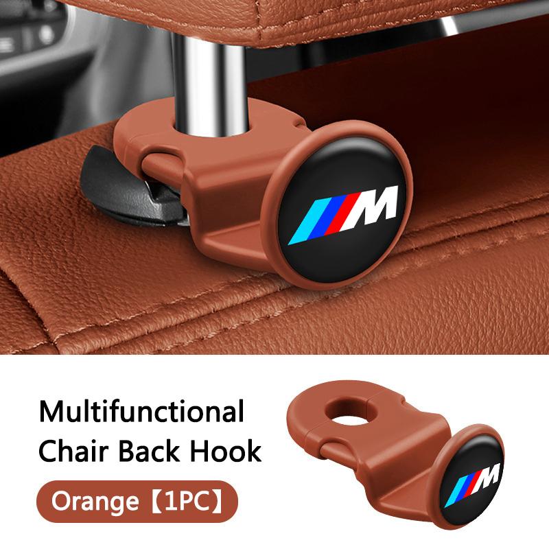 Car Interior Hanging Storage Hook Clips Organizer For BMW M Performance F20 F40 F22 F30 E90 F32 F06 F07 F46 E60 M5 Sticker NRYJK1