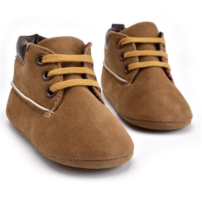Новые детские туфли для маленьких мальчиков на мягкой подошве из искусственной кожи, обувь для первых ходунков, обувь для кроватки, нескользящая обувь, обувь для кроватки