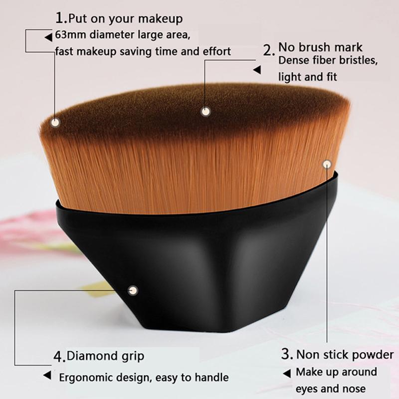 Кисть для нанесения тональной основы Magic Foundation Brush Petal Brush Портативная кисть для макияжа Beauty Makeup Tool