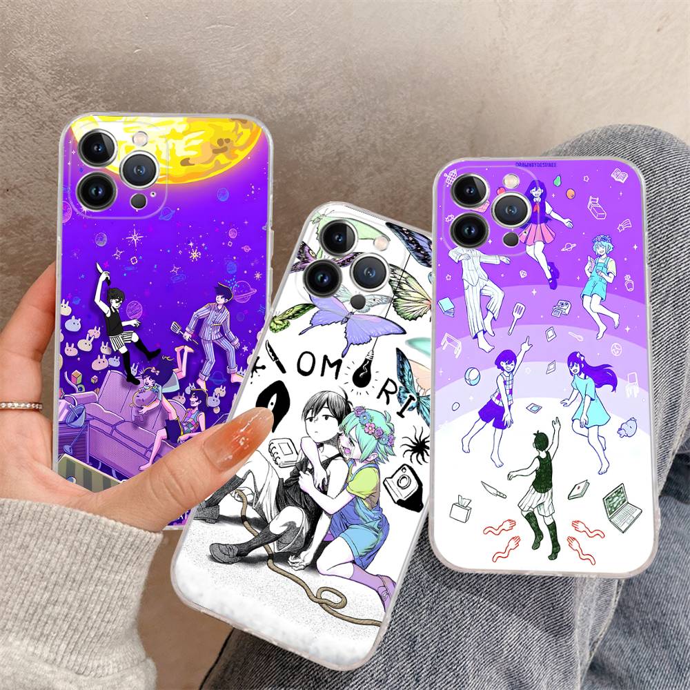 Игра Omori Для iPhone 17 16 15 14 13 12 11 Pro Max Plus Mini Чехол Для Прозрачного Чехла