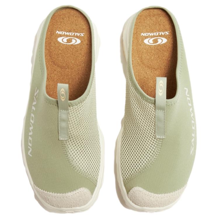 SALOMON RX Slide 3.0 Suede Tea Golden Fleece Men Sneakers Green Alfalfa L47431600