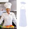 Adjustable Adult Apron Set With Chef Hat Waterproof and Oil Proof Easy To Clean for Kitchen and Baking