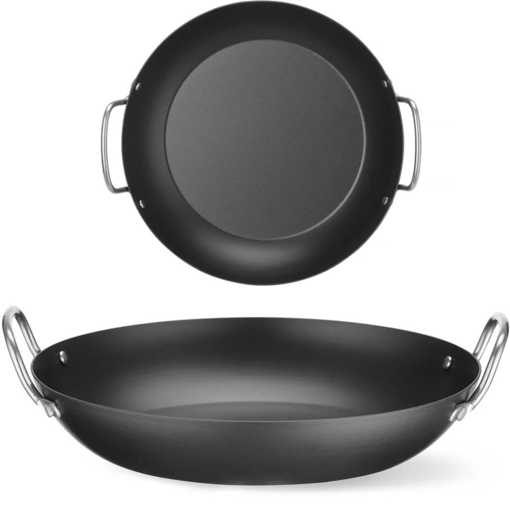 Universal carbon steel serving pan, diameter 264 mm