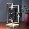Metal Desk Clock Living Room Silent Fashion Digital Table Clock Modern Personality Ornament Elegant Creativity Desktop Aesthetic Home Decoration