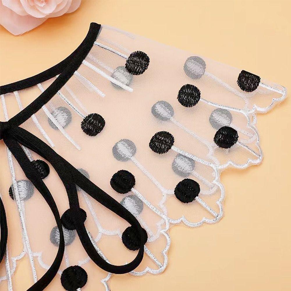 Lapel Blouse False Collar Lace Scarf Shawl Decoration High-quality Shirt Fake Collar