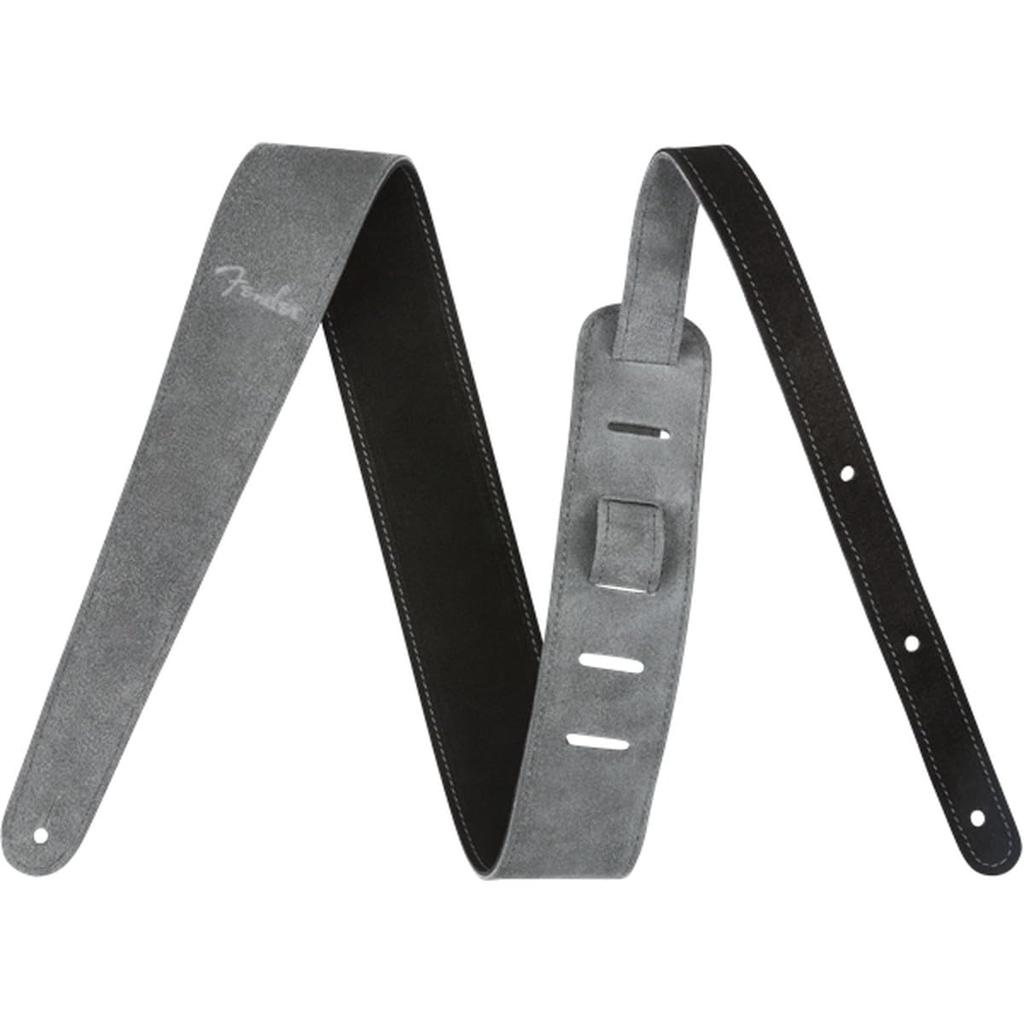 Fender Suede Reversible 2" Strap, Black/Gray,