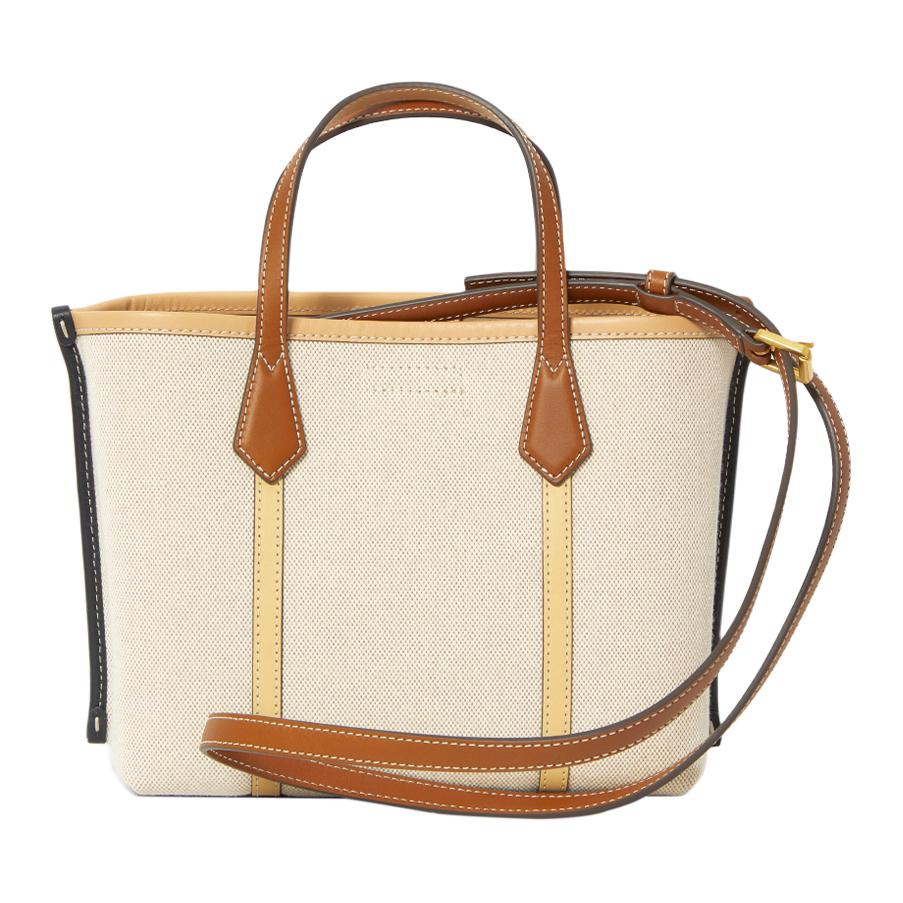 Tory Burch Perry Adjustable Detachable Shoulder Strap Canvas Tote Bag Women Tote Multicolor 145662-924