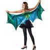 Role Play Green Purple Wings One Size Dragon Demon Wings Women's Dragon Horn Wings  Adult