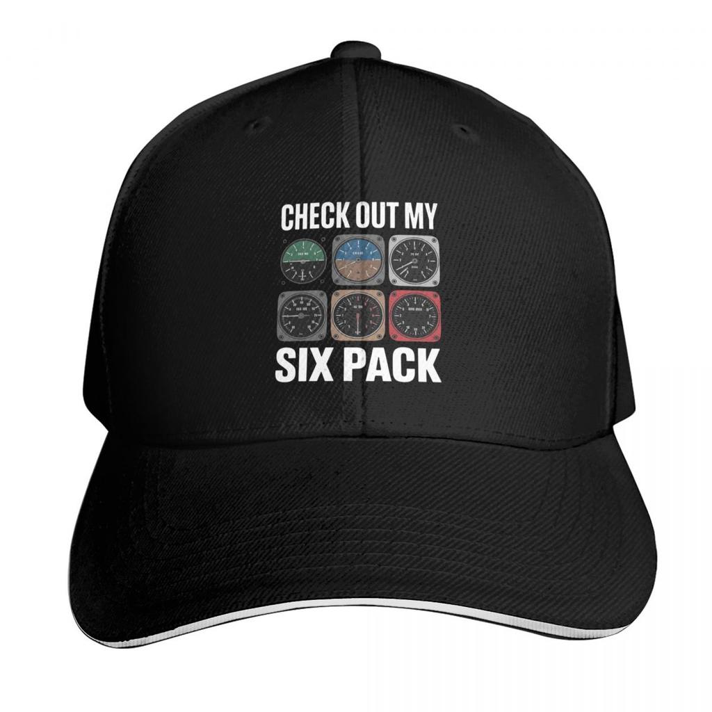 Pilot Cockpit Airplane Six Pack Flight Intruments Cap Fashion Casual Baseball Caps Adjustable Hat Hip Hop Unisex Baseball Hats