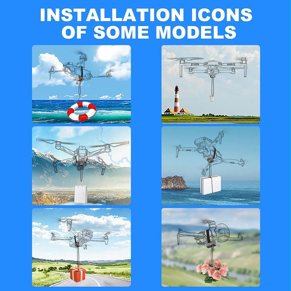 Airdrop Dropper Remote Control Thrower For DJI Mini 2 3 Mavic Pro SE Air FIMI