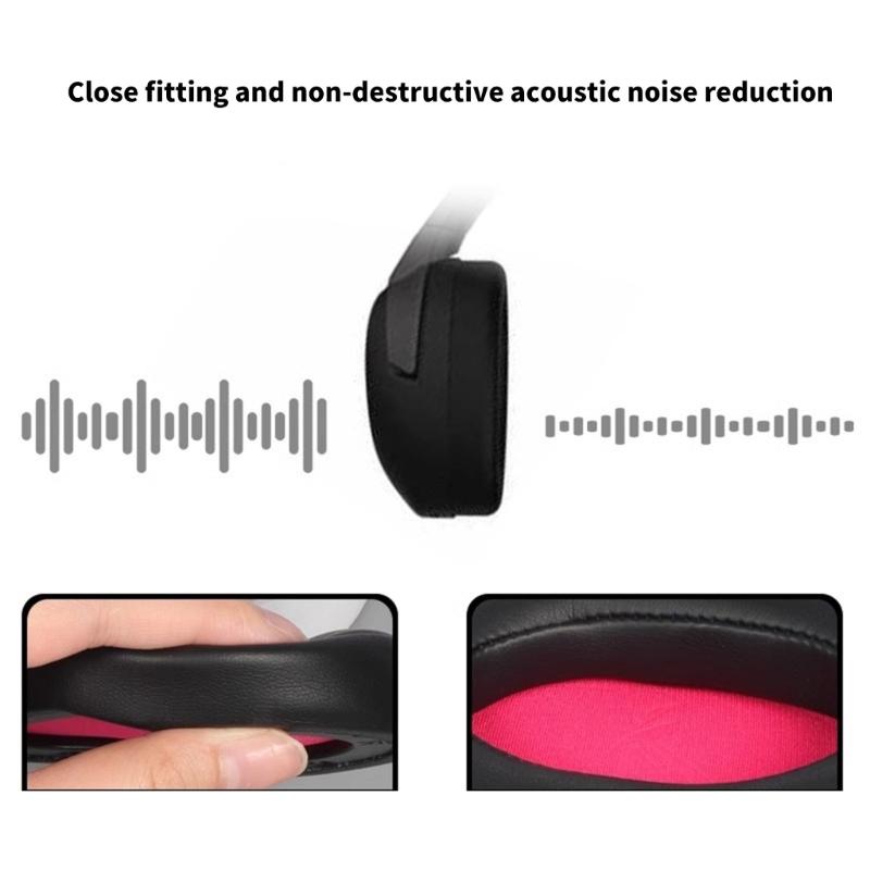 Soft Foam Ear Pads for ROG Strix Go 2.4 Headphone Ear Cushions Ear Cover Superior Comfort and Effective Noise Blocking