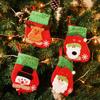 Lovely Hanging Socks New Year Decoration Candy Bag Christmas Ornament Xmas Tree Decor Stockings
