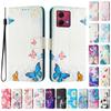 The Butterfly Family Luxury Painted Leather Case Wallet Book Style Cover for Motorola Moto G60,G40 Fusion,G10,G20,G30,G Play,G Power,Edge 50 NEO...