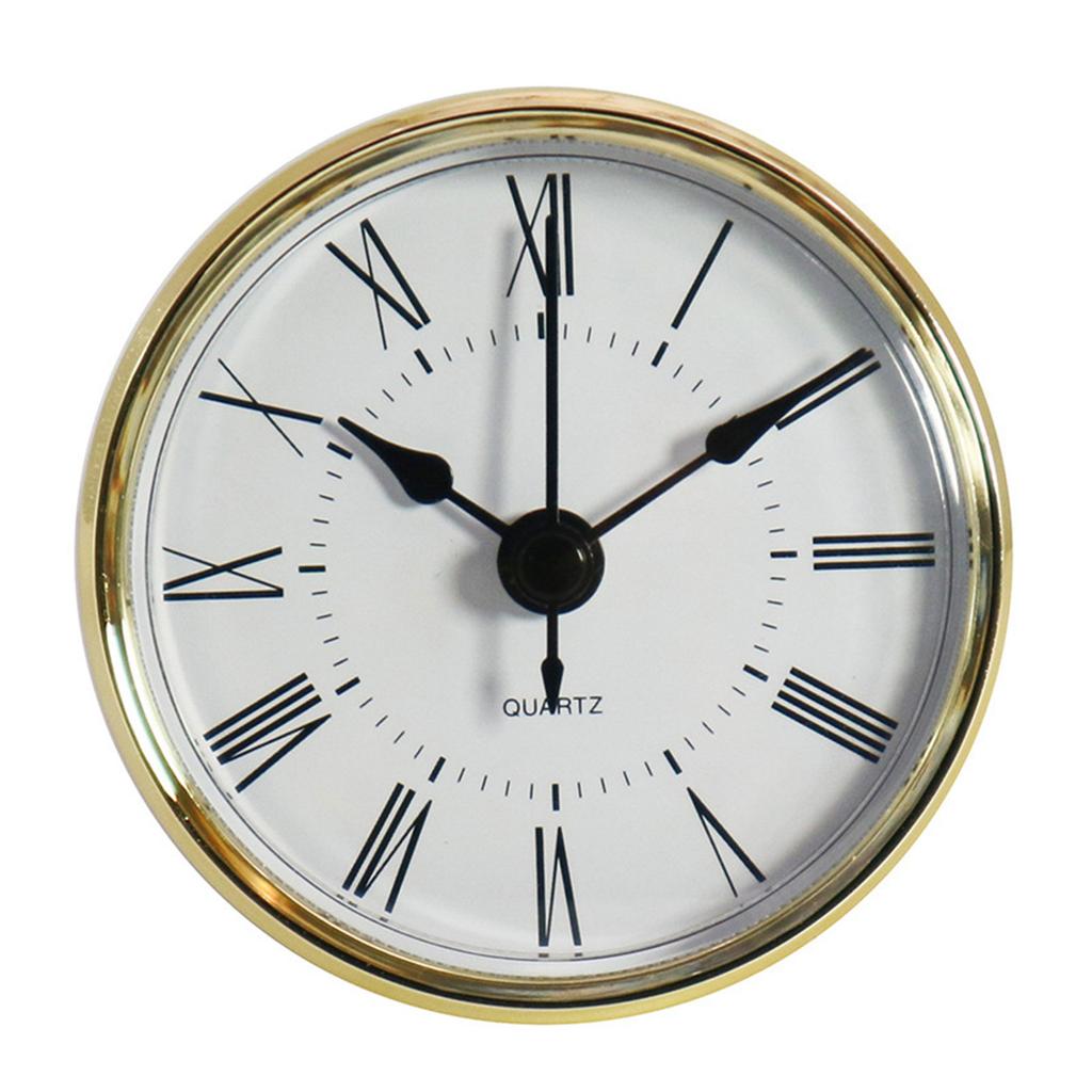 Classic Clock Craft Insert Clocks Movement Quartz Diameter 70mm Number for Home DIY Crafts Multifunctional Installation