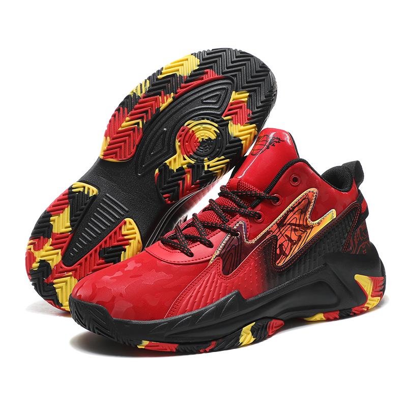 Модные мужские баскетбольные кроссовки с амортизацией, персонализированный дизайн, кроссовки для тренировок спортсменов, легкая спортивная обувь, повседневные удобные кроссовки 36-46