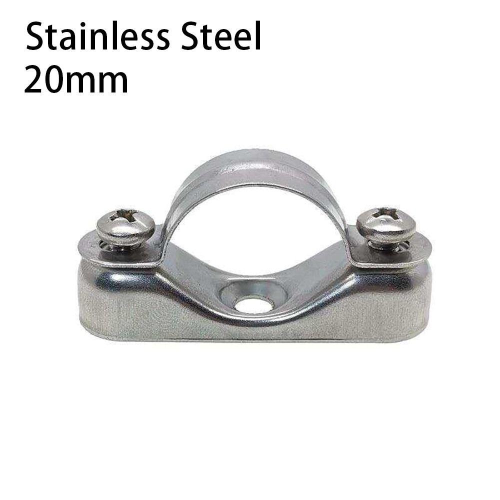 1 шт. алюминиевый сплав / нержавеющая сталь 304 Off-Wall Code 16 мм-50 мм трубный хомут круглая седловая карта