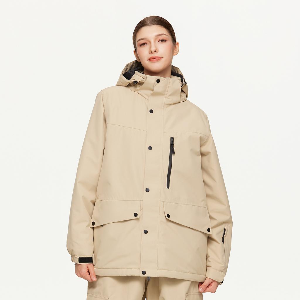 Лыжные куртки с капюшоном для мужчин и женщин, для активного отдыха, зимние, теплые, для сноубординга, водонепроницаемые, ветрозащитные, лыжная куртка, унисекс, дышащее, утепленное снежное пальто