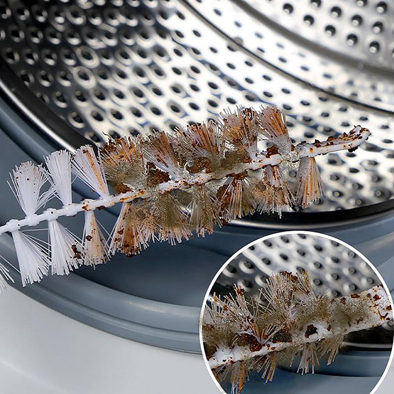 Универсальная щетка для чистки барабана стиральной машины, щетка для чистки радиатора, сушильная машина, длинная щетка с внутренним барабаном, инструмент для мытья