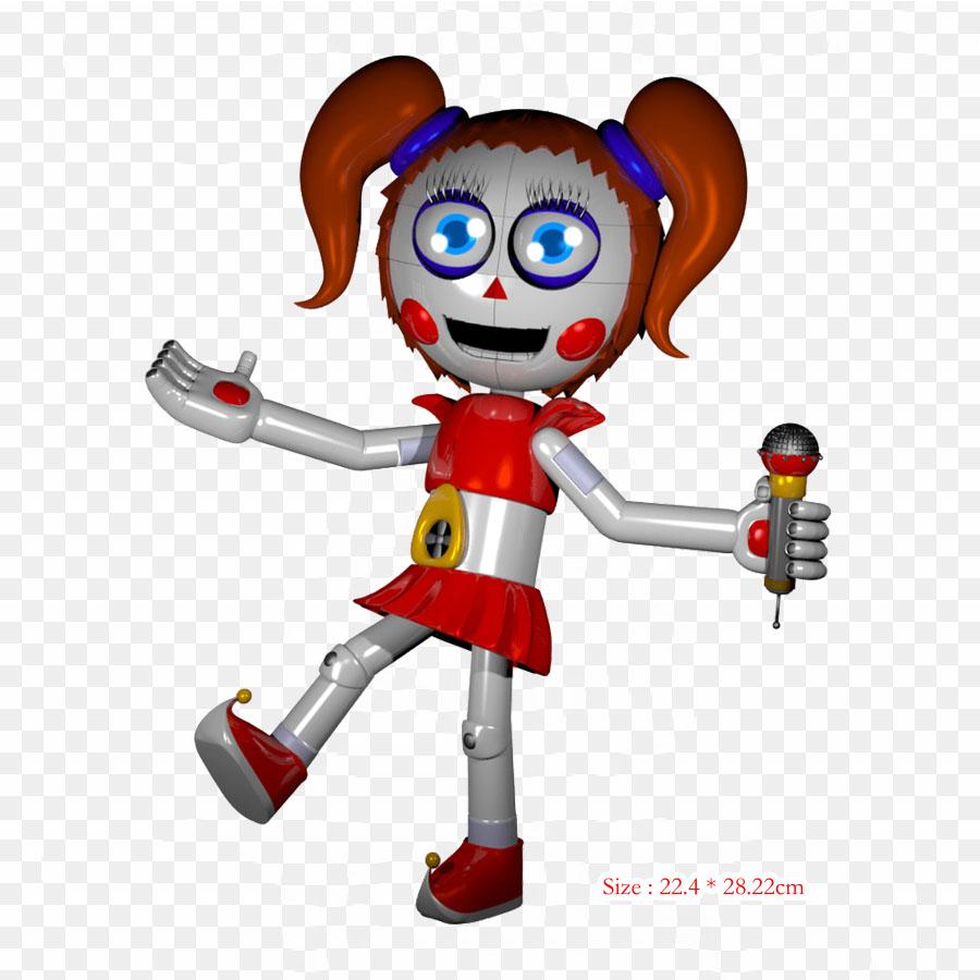 Цирковой детский рисунок Five Nights At Freddy's Sister Location Рисунок термопереводные картинки для одежды, футболка, сумка, теплопередающие наклейки, железные нашивки