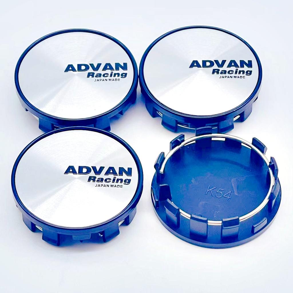 4pcs/Set High Quality 54mm ADVAN Racing Car Wheel Center Hub Rim Cap Styling Cover For ADVAN Emblem Badge Stickers Accessories