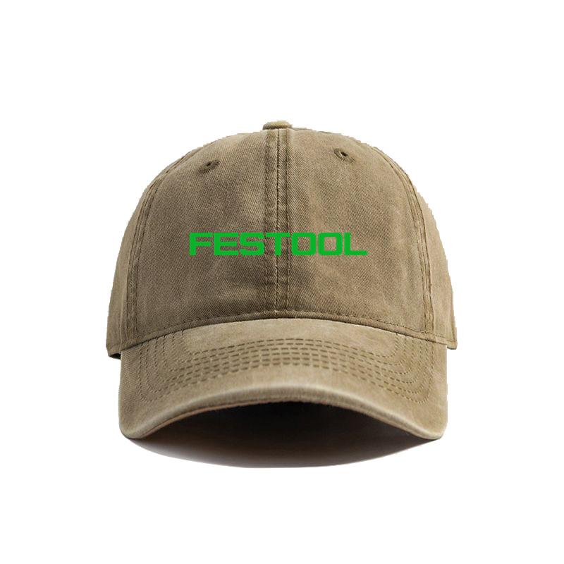 Festool Baseball Cap Distressed Hats Cap Unisex Retro Outdoor Summer Adjustable Hat MZ