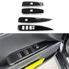 ABS Carbon Fiber Look Window Lift Switch Button Panel Trim For Toyota Camry 2024