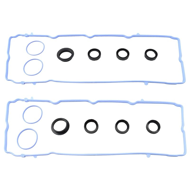 VS50805R Valve Cover Gasket Set, Compatible With Dodge 2011- Avenger Challenger Durango Caravan Journey Ram ProMaster 1500 2500 3500, Grand Cherokee