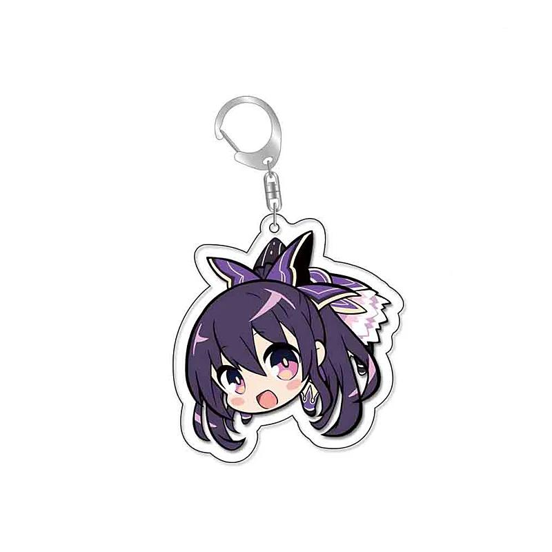 Date A Live Ицука Сидо Ятогами Тока Токисаки Аниме Брелок Милые Мультяшные Брелки Бирка на Сумку Кос Аксессуар Baji Украшение