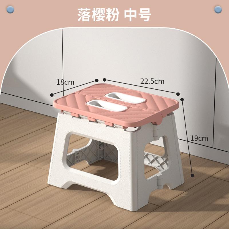 Складная стремянка - Грузоподъемность 300 фунтов Нескользящая подставка для ног, 8,7 дюйма Портативная высота - Компактная бытовая лестница для спальни, ванной, кухни и гостиной