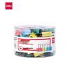 Канцелярские зажимы Deli 8554ES 25 мм, assorted color