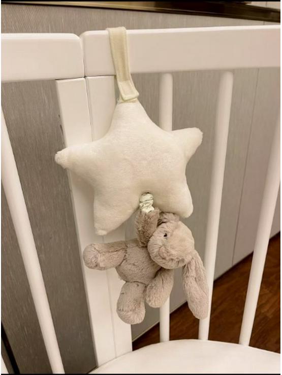 Плюшевая музыкальная шкатулка Jellycat в британском стиле: Розовая, Голубая и Коричневая Кукла Кролик и Лиса с Дергалкой