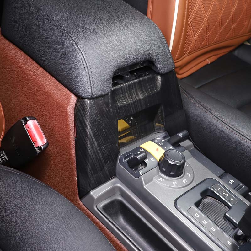 Для Land Rover Discovery 3 LR3 04-09 ABS серебристый автомобиль Центральный подлокотник управления крышка передней панели Наклейки на отделку автомобиля