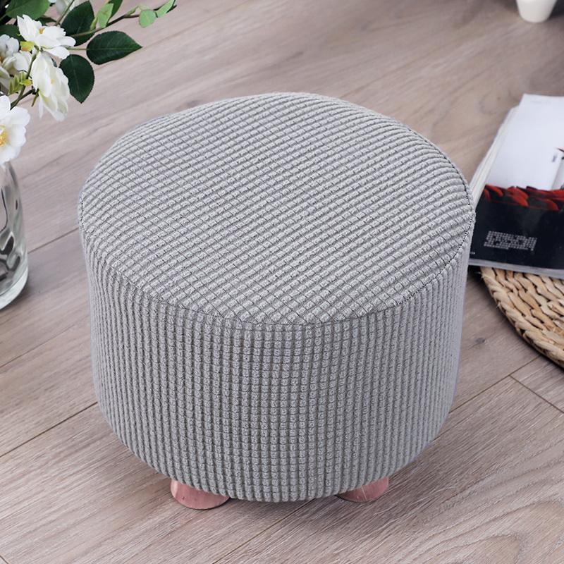 Чехол для пуфа, который можно стирать, чехлы для подставок для ног, эластичные защитные чехлы для сидений, чехлы для стульев, защитные чехлы для подставок для ног без табурета