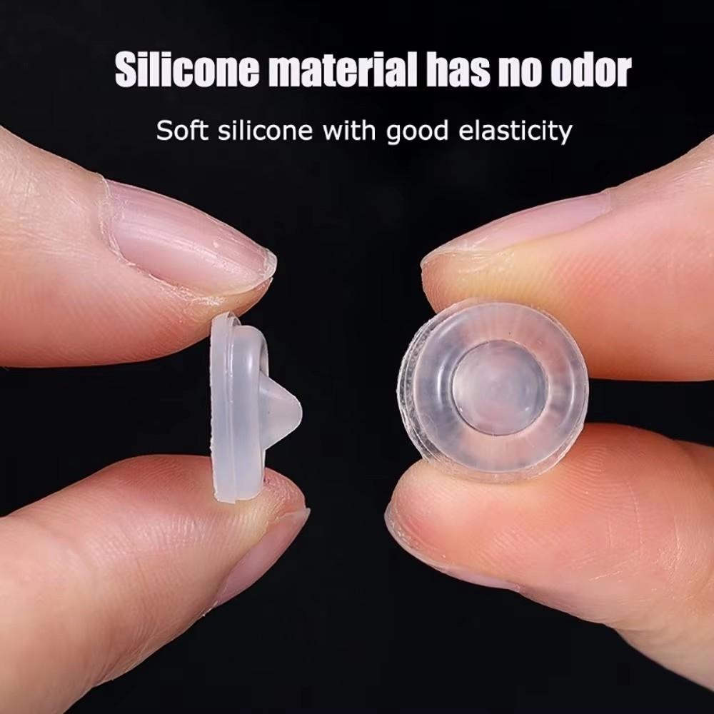50Pcs/Sheet Rubber Silicone Anti-collision Particle Self Adhesive Transparent Furnitures Bumper Pad Door Cabinet Toilet Drawer