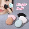 Fingertip Air Cushion Leather Mini Finger Thumb Powder Puff Concealer Powder Powder Set Makeup Dry and Wet Use No Powder Student Makeup Tools