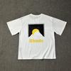 Vintage High Street RHUDE Print Loose Fit Short Sleeve T-Shirt Young Men