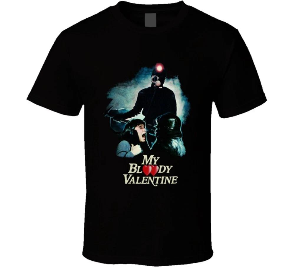 My Bloody Valentine Horror Movie VINTAGE T-shirt Black All Size BTH92