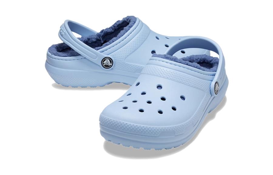 Crocs Classic Lined Clog K Thermal Kids' Slippers Sapphire Stone Blue Kids' 207010-4NS
