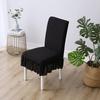 Waterproof Chair Cover Banquet Chair Cover Lace Skirt Elastic Chair Cover Simple Hotel Restaurant Universal Chair Cover