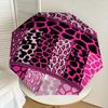 1PC Leopard Print Giraffe Print Umbrella-8-Rib Reinforced, Automatic Open, Lightweight & Durable, Cute Fashion Accessory for Outdoor-T379