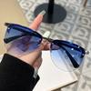 Vintage Square Sunglasses Men Anti-Blue Light Glasses Fashion Gradient Driving Shades Leopard Brand Uv400 Eyewear